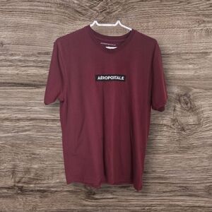 ⭐️Aeropostale Mens Red Short Sleeve Tee Size L